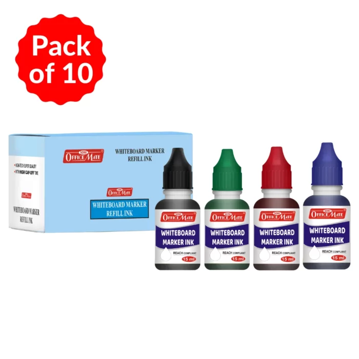 Whiteboard marker Ink 15ml - Pack of 10 pcs