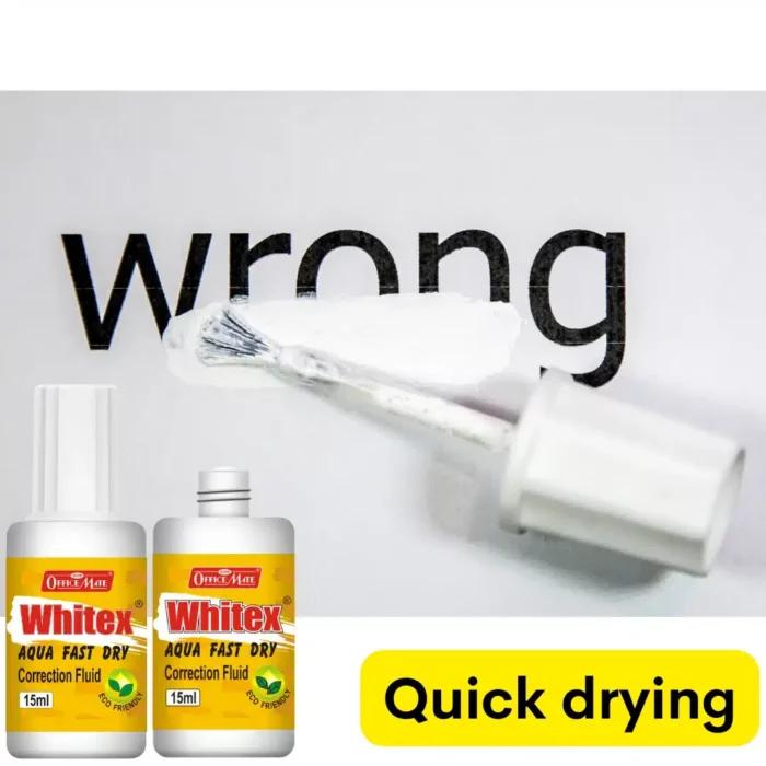 Whitex Correction Fluid 15ml - Pack of 12