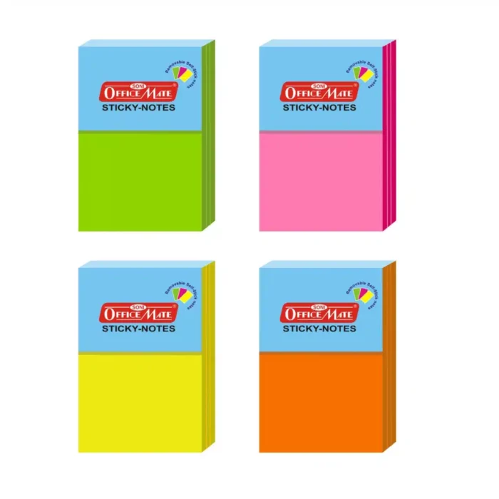 STICKY NOTEPAD FLUORESCENT (50 X 76) - PACK OF 1