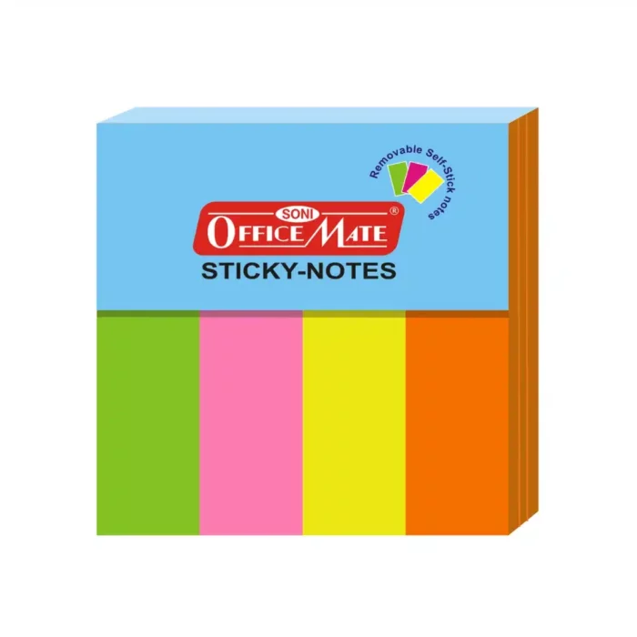 STICKY NOTEPADS FLUORESCENT (19 X 76 X 4 X 50) - PACK OF 1