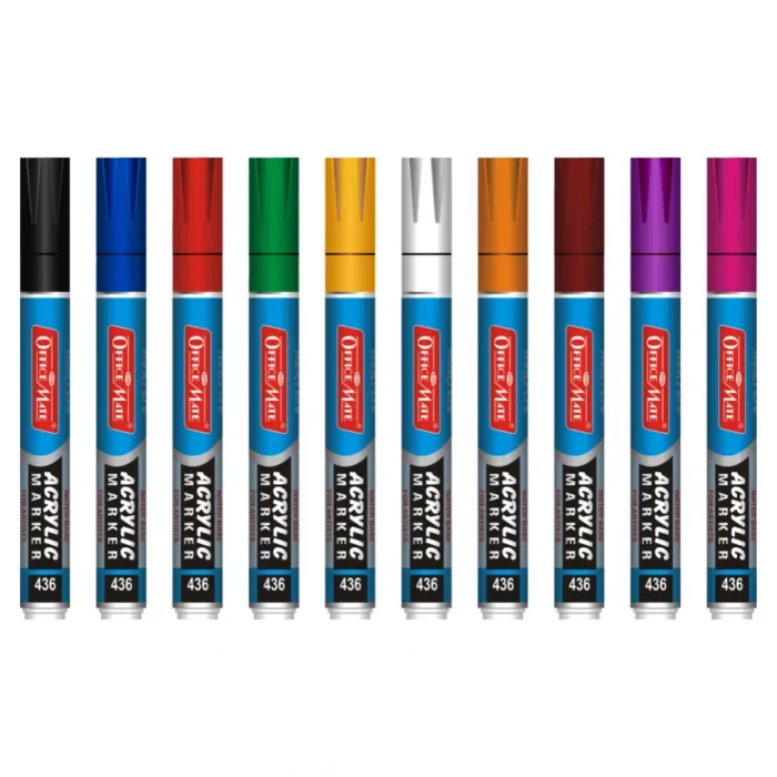 Acrylic Paint Markers (10pcs) Water-Based, Non Toxic, Perfect for Doodling and Sketching
