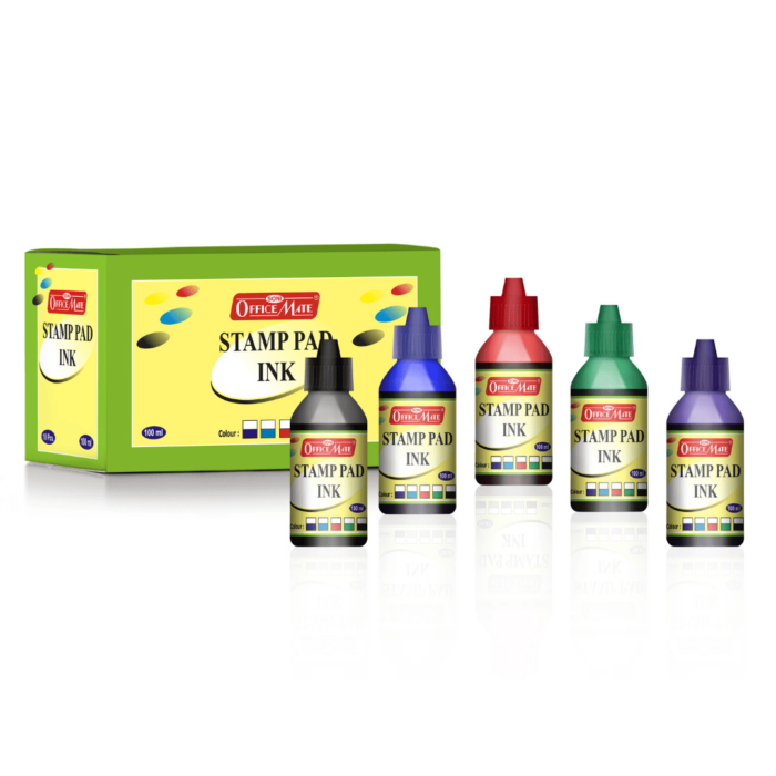 Stamp Pad Refill Ink 100 ML (Pack of 10pcs)