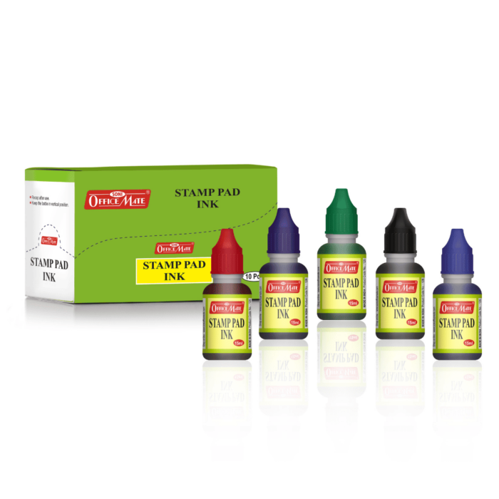Stamp Pad Refill Ink 15 ML (Pack of 10pcs)