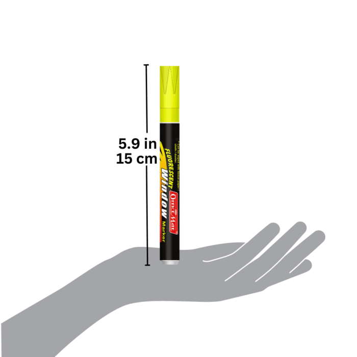 Fluorescent Window Markers /Chalk Markers (8 Pcs) Bright, Bold, Easy Erase