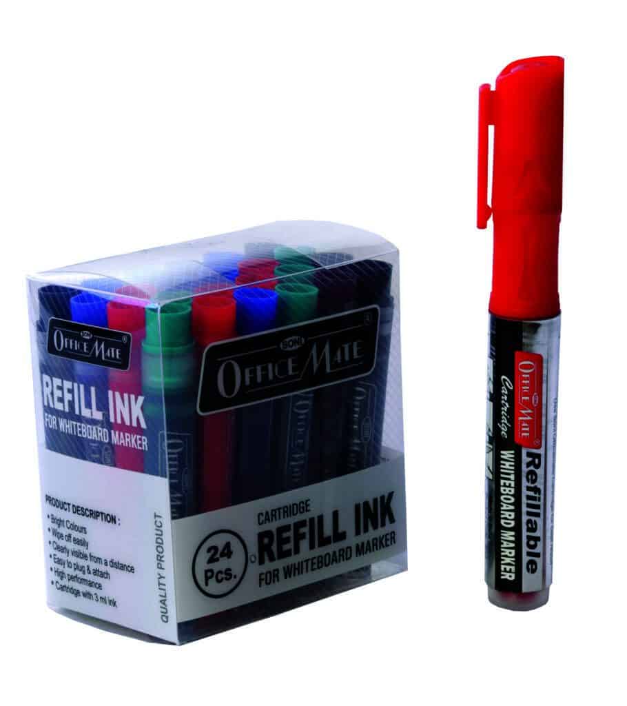 Refillable Cartridge for whiteboard marker