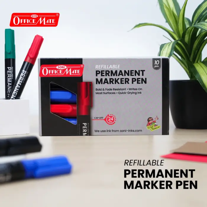 Permanent Marker Pack of 10 Pcs