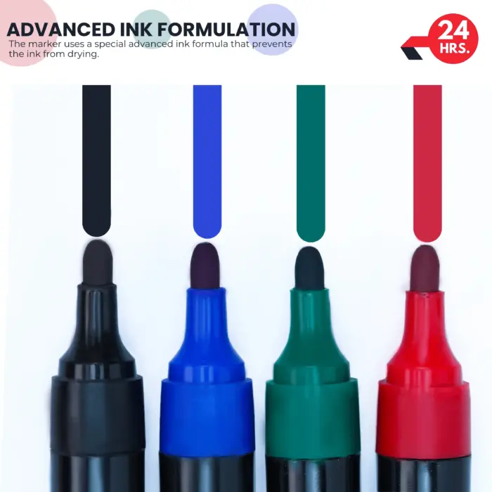 Permanent Marker Pack of 10 Pcs