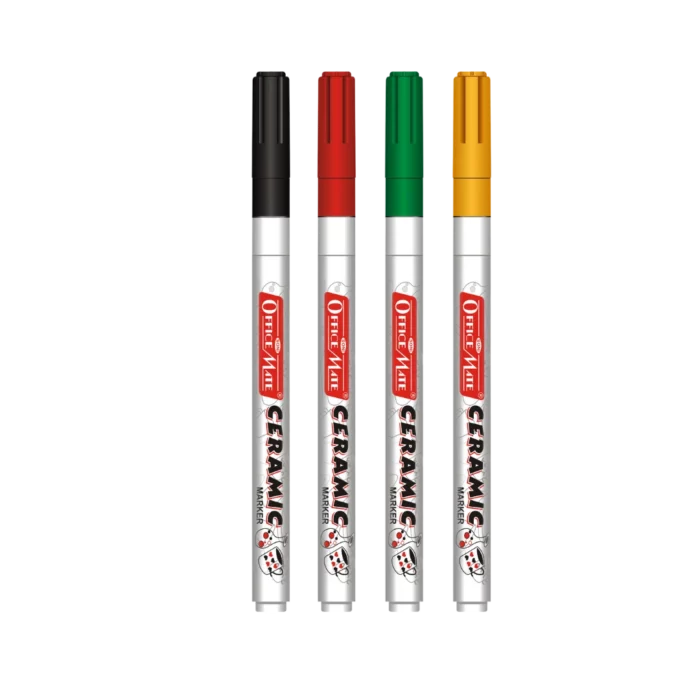 Fine Tip Ceramic Marker (4pcs, 5pcs & 8pcs) – Ideal for Ceramic Art, Smudge proof Ink
