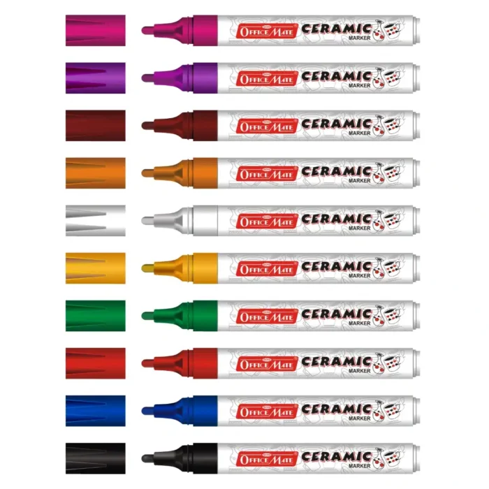 Ceramic Marker (10pcs) – Ideal for Ceramic Art, Smudge proof Ink