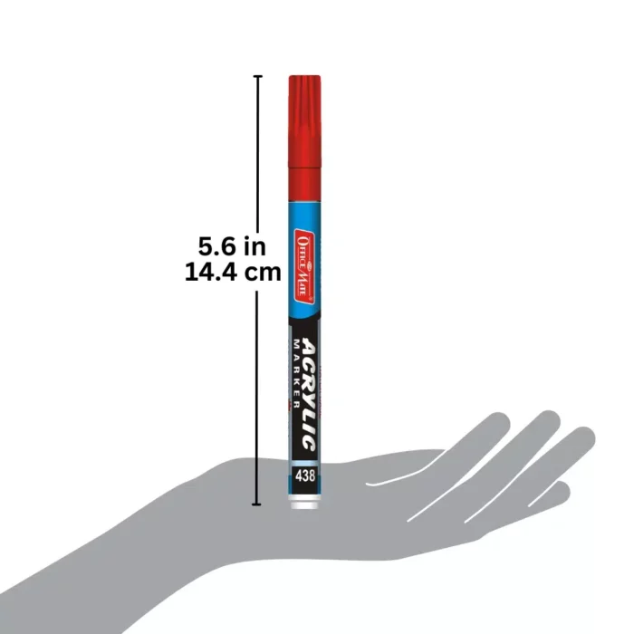 Fine Tip Acrylic Paint Markers (8pcs) – Precision Tip, Vibrant Colours, Water Based, Versatile Use