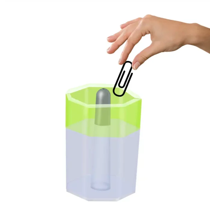 Magnetic Pin & Clip Dispenser – Tidy Workspace, Compact Design