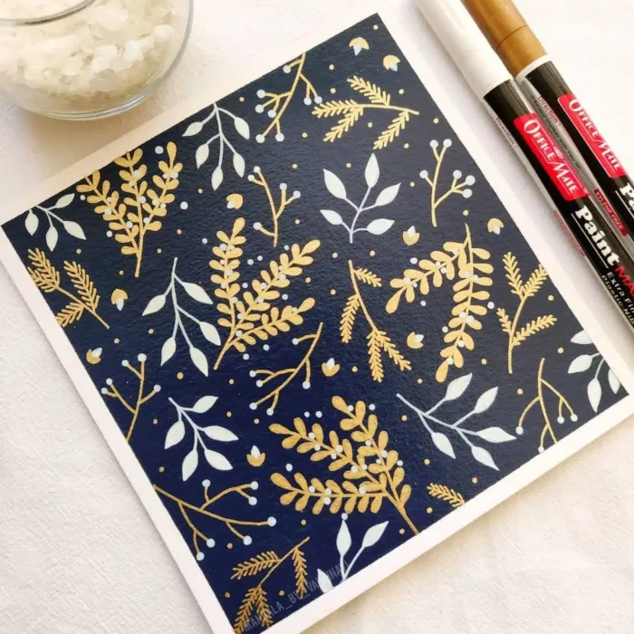 Fine Tip Paint Marker (1pcs), Metallic Colour, Non-Toxic, Multi surface usage