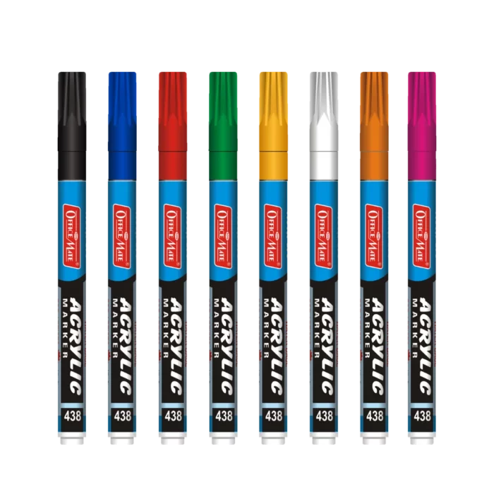 Fine Tip Acrylic Paint Markers (8pcs) – Precision Tip, Vibrant Colours, Water Based, Versatile Use