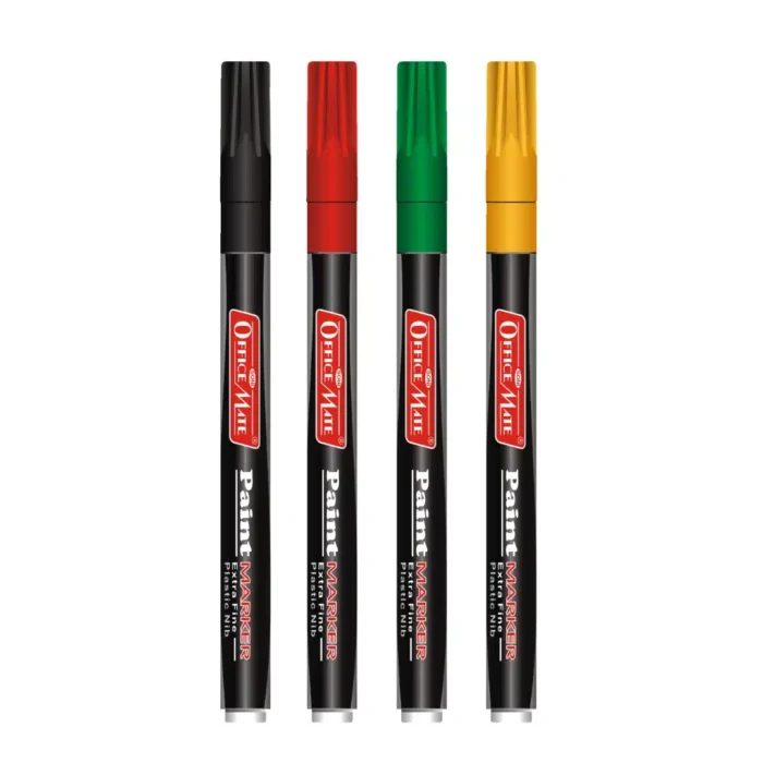 Fine Tip Paint Markers (4pcs) – Vibrant Colours, Non-Toxic, Multi Surface Usage