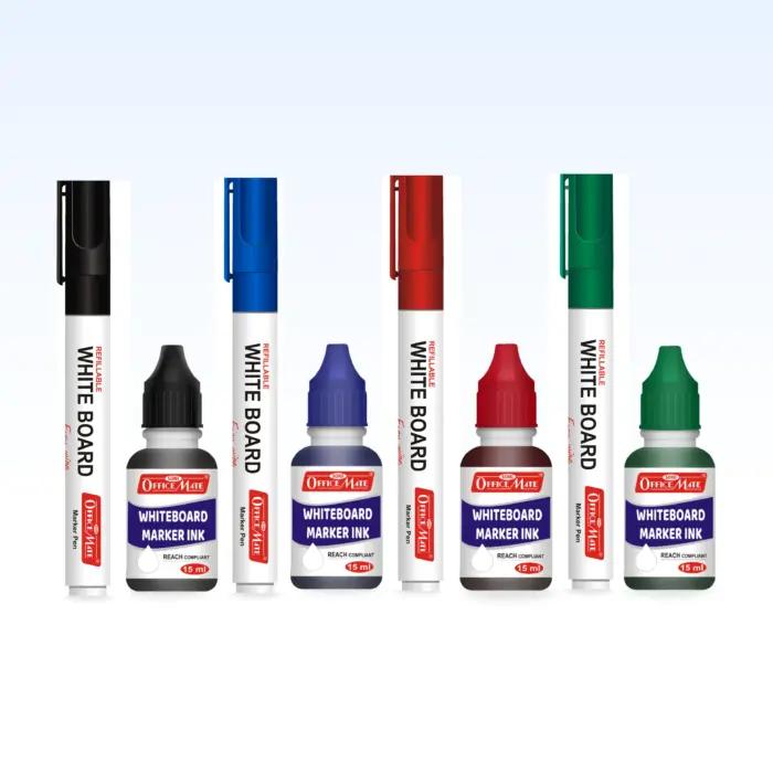 Whiteboard Combo (4 Whiteboard Markers + 4 Marker Inks )