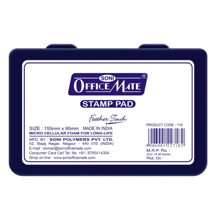 Stamp Pad - Violet, Long-Lasting Impressions, Quick-Drying Ink for Any Project