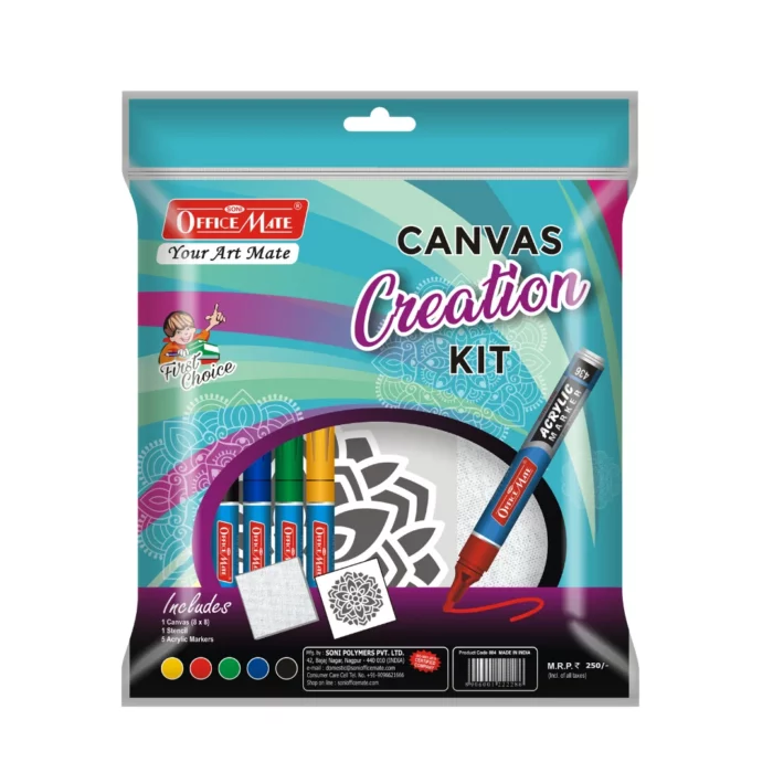 Canvas Creation Kit, Premium Quality, Ideal for Beginners and Professionals